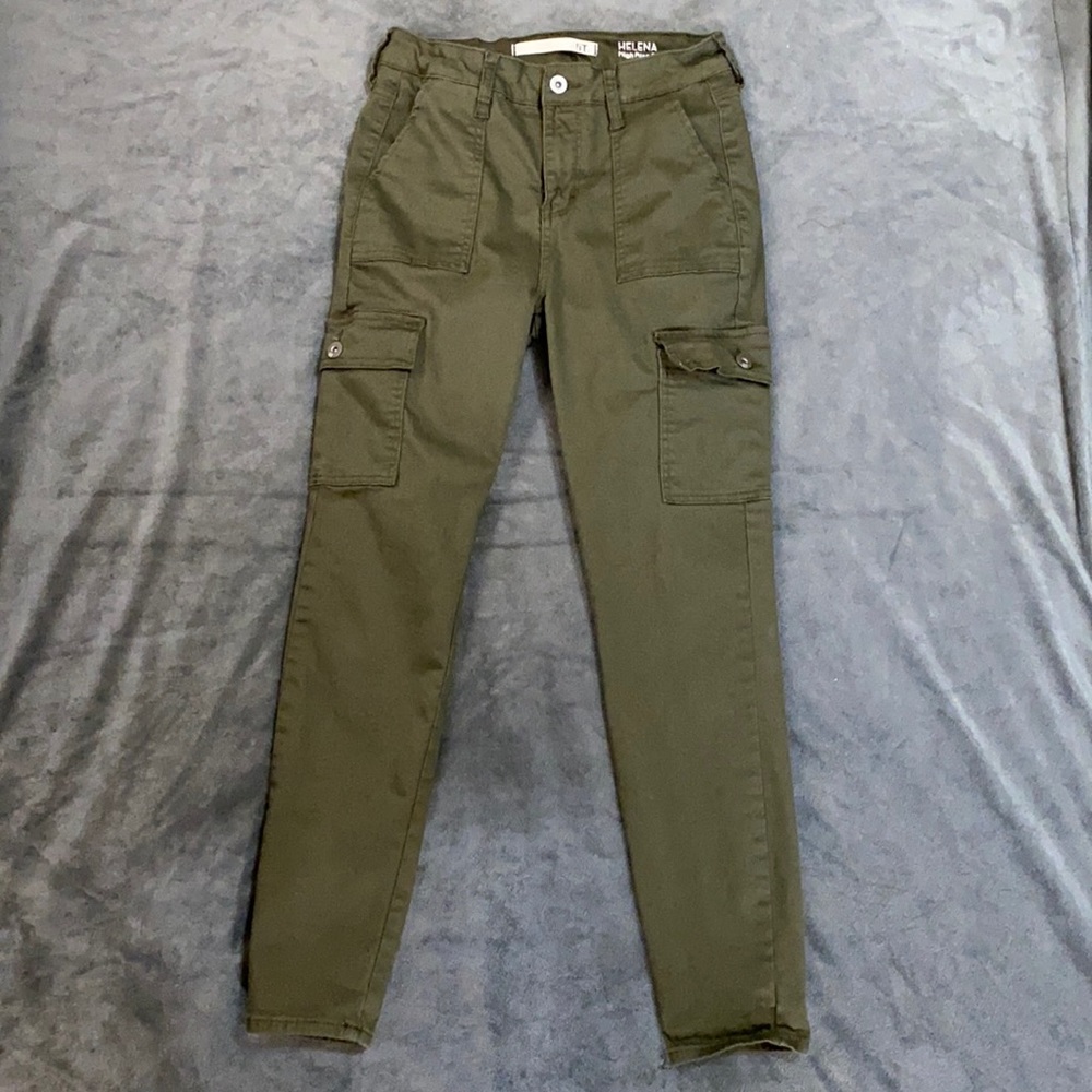It Brand Helena High Rise Skinny Ankle Jeans Olive